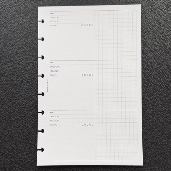 Cloth & Paper Insert - Picture 2 of 5